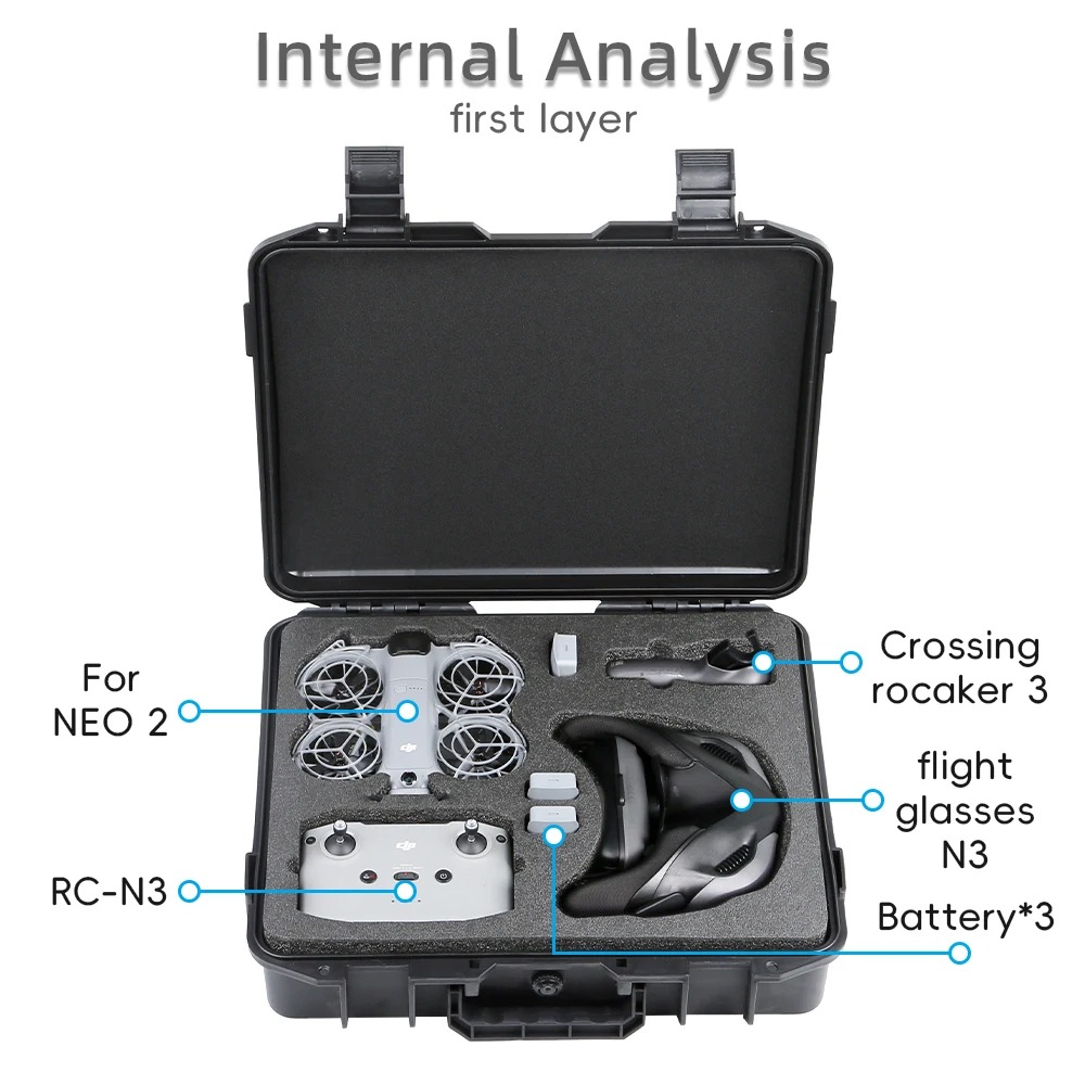 Explosion-proof Suitcase For D - Drone Hard Shell Case ulasan dan harga