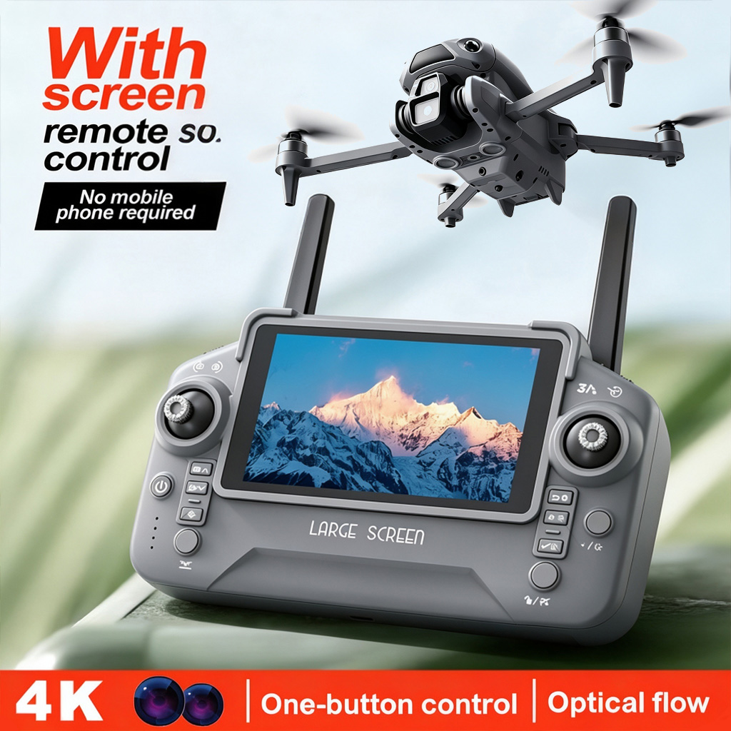 New LF682 MAX GPS Drone Profes - Drone Controller Screen ulasan dan harga