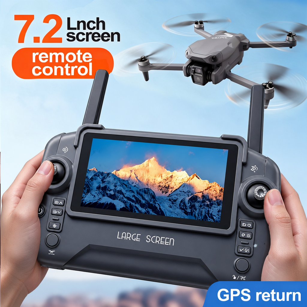 New LF682 MAX GPS Drone Profes - Drone Controller Screen ulasan dan harga