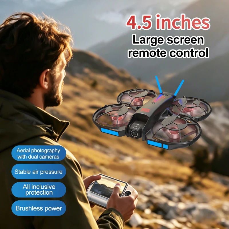 2026 New M15 FPV Drone with Sc - Drone Controller Screen ulasan dan harga