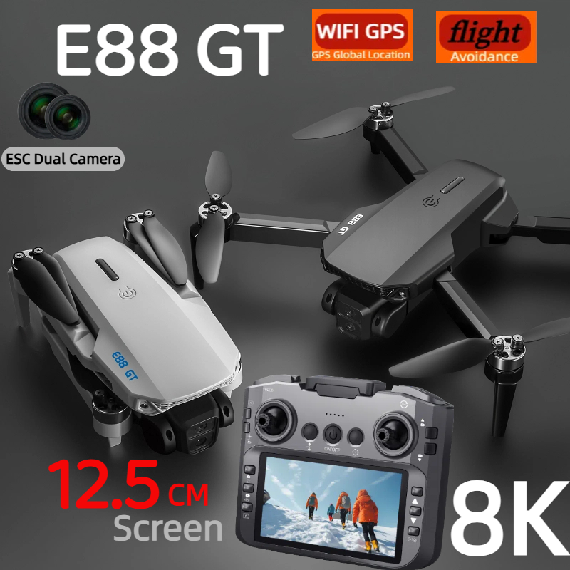 E88GT Drone 8K Professional HD - Jjrc Drone X12 ulasan dan harga